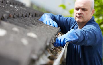 cleaning and inspecting Pen Gilfach roofs
